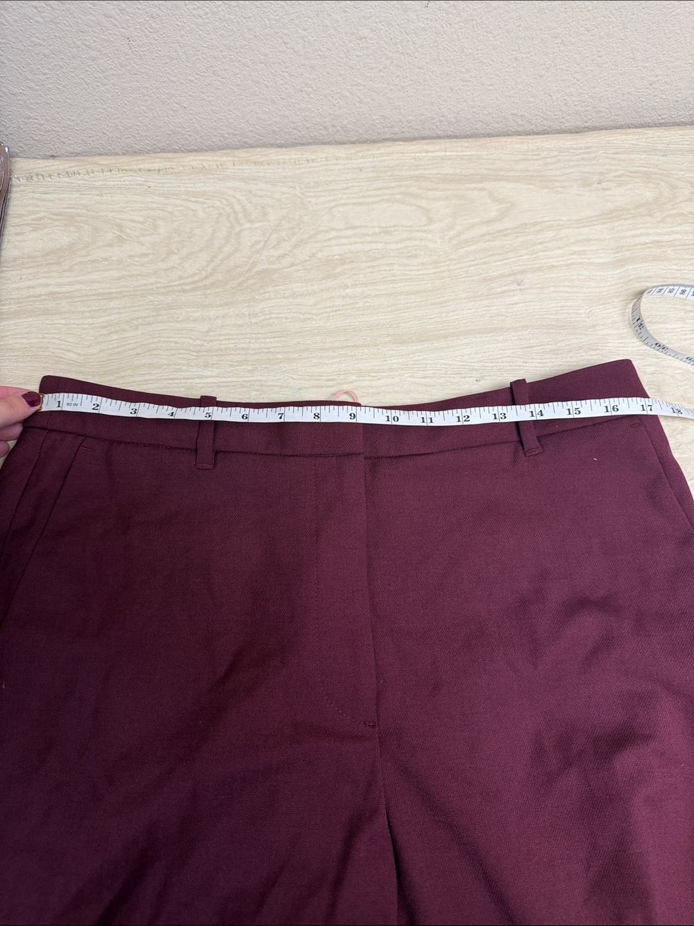 Boden Belgravia Tailored Trousers Plum - 12 - Picture 7 of 8